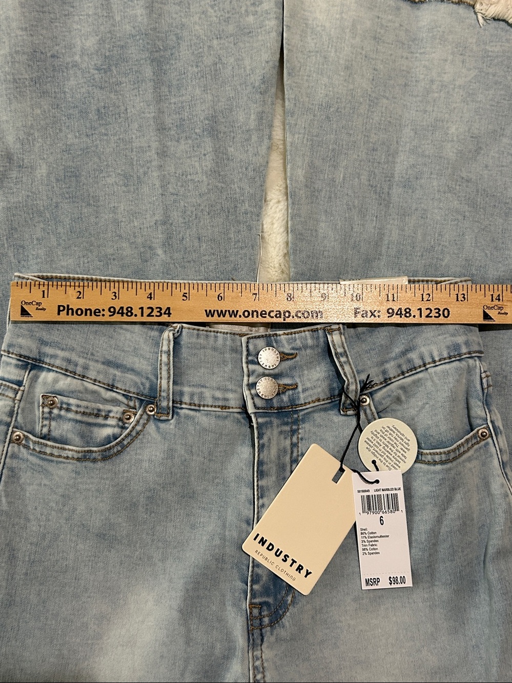 Industry Republic Clothing Light Wash Flare Jeans - Women's High-Rise Wide Leg - Picture 16 of 17